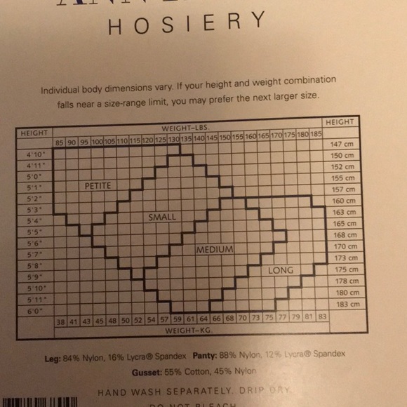 Ann Taylor Sheer Control Top Pantyhose with Lycra - Bark color - Medium - Picture 3 of 3